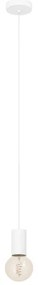 Eglo 900798 - Luster na lanku POZUETA 1xE27/40W/230V biela