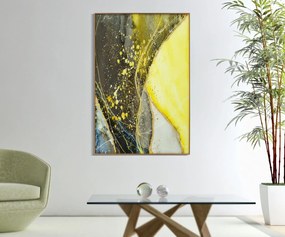 Obraz Sunny 80x120 cm žltý