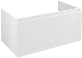 Sapho Sapho, LOREA umývadlová skrinka 90x44x51,2cm, 1x zásuvka, biela matná, LE090-3131
