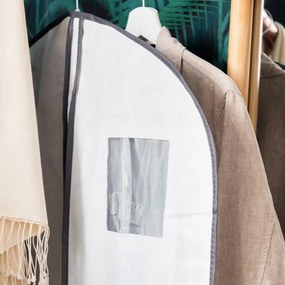 Biely závesný obal na oblečenie Compactor Suit Bag White