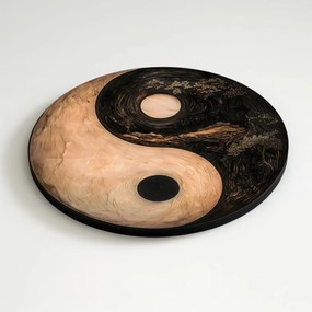 DUBLEZ | Okrúhly obraz symbolu - Jin a jang