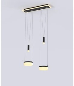 Wofi 6054-502 - LED Stmievateľný luster na lanku JESSE LED/21W/230V čierna