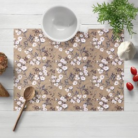 Biante Dekoračné prestieranie na stôl PML-036 Popínavé kvety na hnedom 30x40 cm