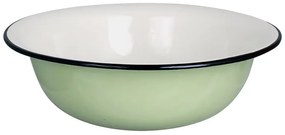 Zelená smaltovaná misa umývadlo Emil´s Enamel Green - Ø 40*13 cm / 9L