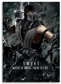 Gario Obraz na plátne Postava z hry Mortal Kombat Smoke - SyanArt Rozmery: 40 x 60 cm