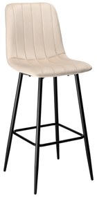 Barová stolička Toronto zamatová béžová