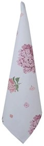 Bavlnená utierka s kvety hortenzie Vintage Grace II - 50*70 cm