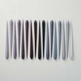 ester & erik Sviečka Taper 32 cm – 64 Steel Blue – sada 2 ks