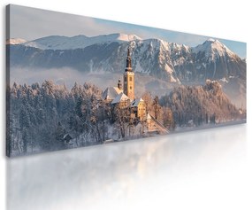 Obraz kostol v slovinskom Blede