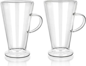 Banquet Doblo dvojstenné sklenené hrnčeky 400 ml 2 ks