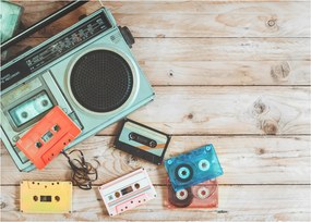 Obraz - Retro rádio (70x50 cm)