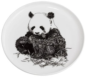 Biely porcelánový tanier Maxwell &amp; Williams Marini Ferlazzo Panda, ø 20 cm