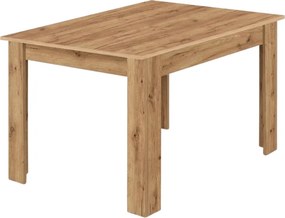 Jedálenský stôl MADO 120x80 cm, dub craft
