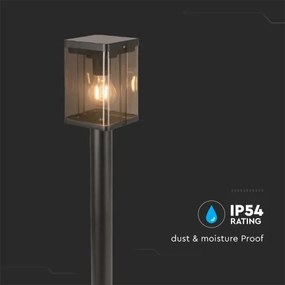 LED Vonkajšia solárna lampa so senzorom LED/2,5W/3,7V 3000K IP54 2000 mAh čierna