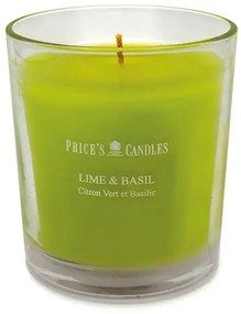 Price´s FRAGRANCE vonná sviečka v skle Limetka & Bazalka - horenie 45h