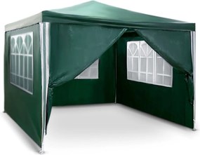 Zelený záhradný pavilón 3x3m PLONOS 4935