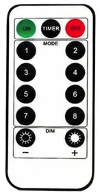 LED záves GL2004 s diaľkovým ovládaním