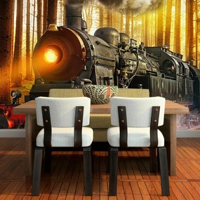 Sablio Tapeta Lokomotíva 2 - 336x220 cm