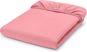 Džersejová napínacia plachta, štandardná veľkosť, ružová