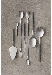 Svetlosivý/v striebornej farbe antikoro príbor 16 ks Maxime – Blomus