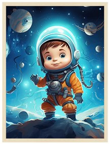 Little Astronaut - astronaut - obraz do detskej izby Bez rámu  | Dolope