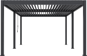 Bioklimatická pergola INTRO DUO 6x4m, hliník, voľne stojaca