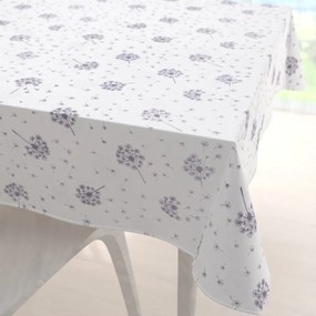 Biante Bavlnený štvorcový obrus Sandra SA-189 Odkvitnuté púpavy 150x150 cm