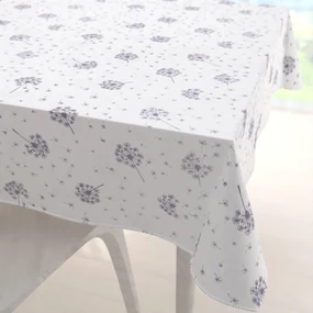 Biante Bavlnený štvorcový obrus Sandra SA-189 Odkvitnuté púpavy 140x140 cm
