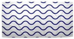 Sablio Uterák Modré vlnky - 70x140 cm