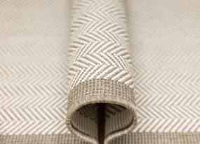 Šnúrkový obojstranný behúň Brussels 205681/10610 Linen krémový / béžový