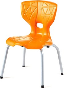 Detská stolička ALDA I, výška 350 mm, oranžová
