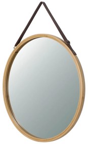 Nástenné zrkadlo B053 NAT, bambus