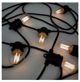 Vonkajšia dekoračná reťaz MIMOSA 20xE27/1,3W/230V IP44 20m