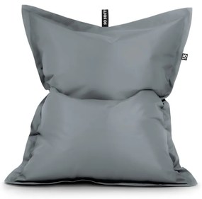 Sivý sedací vak z imitácie kože Pad L – So Soft?