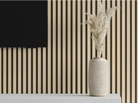 Mexen Lam-B, akustické stenové lamely 275 × 30 cm, HDF doska 4 mm, technická dyha, dub pieskový, S100-275307-3015-001