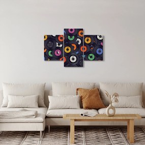 Obraz - Hudobné gramofónové platne (90x60 cm)