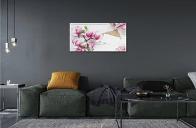 Sklenený obraz Magnolia dosky 100x50 cm