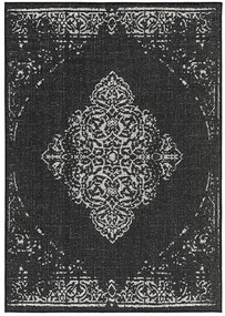 Koberce Breno Kusový koberec SUNNY 4416 Black, sivá, čierna,160 x 230 cm