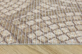 Kúpelňová penová rohož 222B Mozaika hnedá