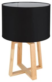 Globo 21621B - Stolná lampa MORITZ 1xE14/40W/230V čierna