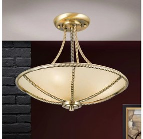 Orion DL 7-568/3 - Luster na tyči MAURO 3xE27/60W/230V pr. 42 cm bronz