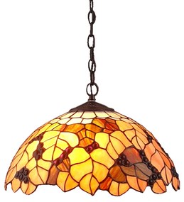 Vitráž luster do obývačky Tiffany Prezent 59 vzor 4