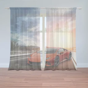 Sablio Záclony Športové auto 3: 2ks 150x250cm