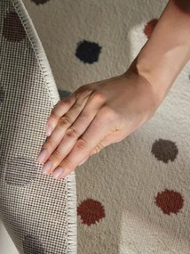 Koberec Hanse Home ADVENTURES KONFETTI krémový kruh