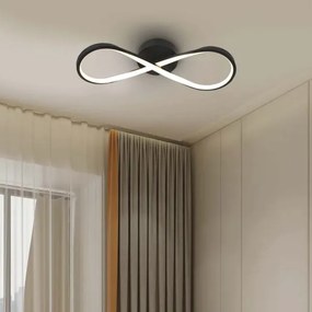 LED Stropné svietidlo LED/24W/230V 3000K čierna