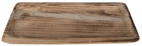 Prírodný dekoratívny drevený servírovací podnos/tanier - 40*17*3 cm