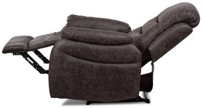 polohovateľné kreslo COZY BROWN