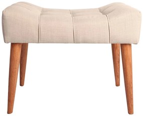 Taburet LUMI 40x58 cm krémový