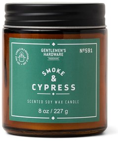 Vonná sójová sviečka doba horenia 48 h Smoke & Cypress – Gentlemen's Hardware