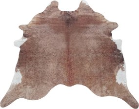 Ayyildiz, AKCIA: 100x135 tvar kožešiny cm Kusový koberec Etosha 4112 brown (tvar kožušiny), hnedá, chodba / predsieň